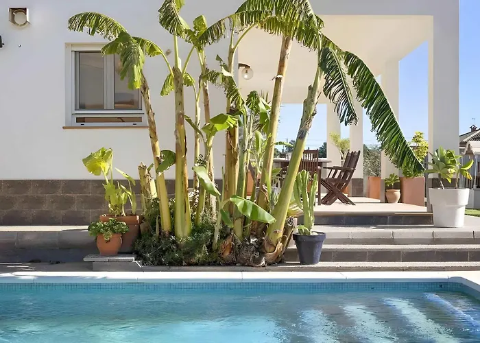 Con Piscina Privada Barbacoa En Conil *