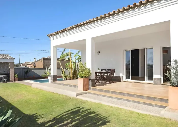 Con Piscina Privada Barbacoa En Conil ヴィラ